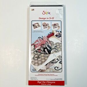Sizzix Bigz XL Extra Long Cutting Die 3-D Heart Card Pop Up Love Family 656026